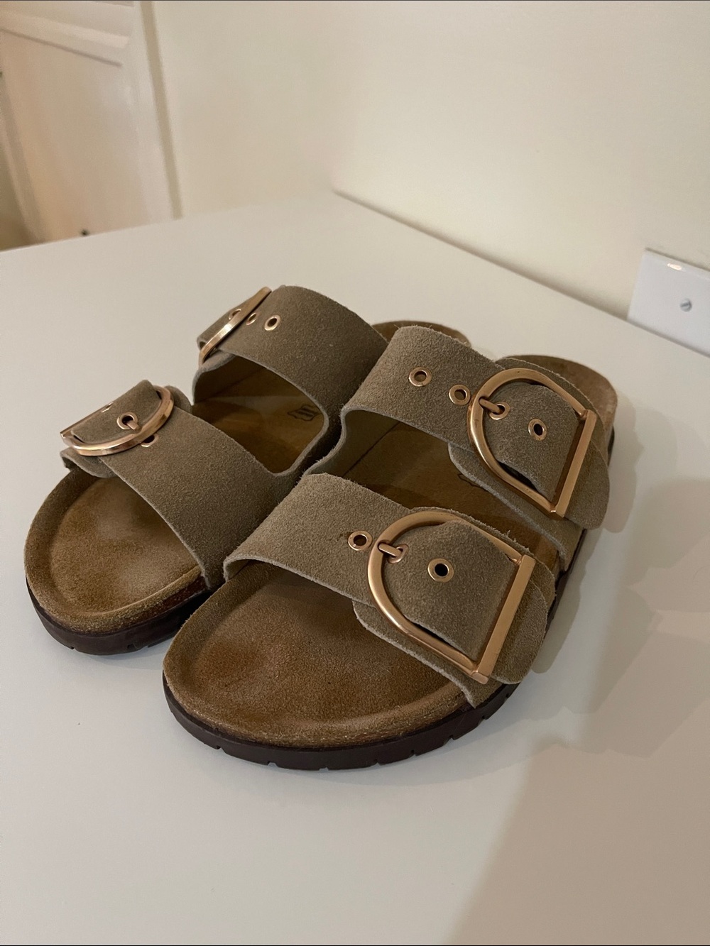 Buckle Slide Sandals